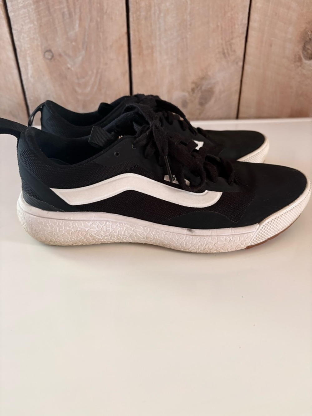 Vans Black and White UltraRange Sneakers
